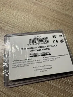 Pokemon SWSH178 Professor's Research (Willow) | Promo Card + Code | NEW SEALED - Image 1