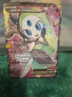 Pokemon TCG Meloetta-EX Legendary Treasures Full Art Ultra Rare Card RC25/RC25 - Image 1
