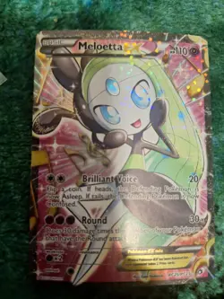 Pokemon TCG Meloetta-EX Legendary Treasures Full Art Ultra Rare Card RC25/RC25 - Image 3