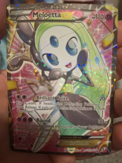 Pokemon TCG Meloetta-EX Legendary Treasures Full Art Ultra Rare Card RC25/RC25 - Image 4