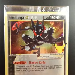 Greninja Gold Star SWSH 144 Pokemon Celebrations Sealed Promo Holo Card - Image 2