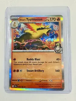 Pokemon TCG Ethan's Typhlosion Holo Card 034/182 Sv10: Destined Rivals - Image 1