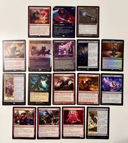 Magic The Gathering 17 Card Lot. Cori-Steel Cutter, Impact Tremors, Cloud Key NM - Image 1