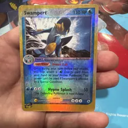 Swampert 13/109 Reverse Holo EX Ruby & Sapphire Pokemon Card MP - Image 1