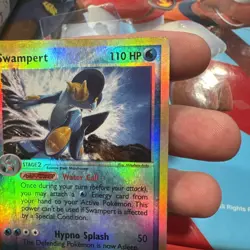 Swampert 13/109 Reverse Holo EX Ruby & Sapphire Pokemon Card MP - Image 3