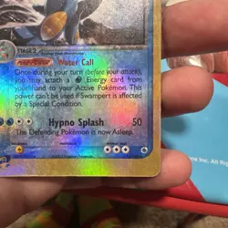 Swampert 13/109 Reverse Holo EX Ruby & Sapphire Pokemon Card MP - Image 4