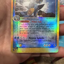 Swampert 13/109 Reverse Holo EX Ruby & Sapphire Pokemon Card MP - Image 5