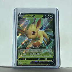 Pokemon TCG Leafeon v Crown Zenith Holo Ultra Rare Card 013/159 - Image 2