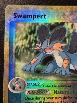 Swampert 23/109 EX Ruby & Sapphire Pokemon Card Reverse Holo Foil Rare HP - Image 3