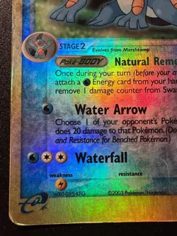 Swampert 23/109 EX Ruby & Sapphire Pokemon Card Reverse Holo Foil Rare HP - Image 5