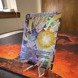 Bandai Dragon Ball Super Card Game SS Trunks Implanted Loyalty Foil SR BT12-121 - Image 2