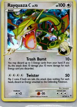 Rayquaza C - (Cracked Ice) Promo Miscellaneous Cards & Products 008/147 LP - Image 1