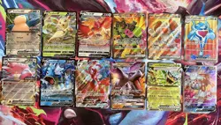 Pokemon GX / EX / V / Stamped Card Lot – 12 Cards Total - Image 1