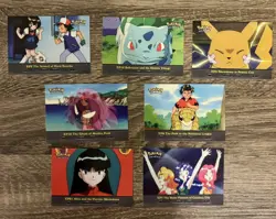 Topps Series 2 Pokemon TV Animation Edition 7 card lot - Image 1