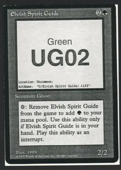 ***Elvish Spirit Guide Playtest Card*** MTG Alliances Magic Kid Icarus - Image 1