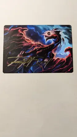 Nova Hellkite Art Card (18/54) (Gold-Stamped Signature) - Image 1