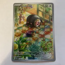 Lechonk 209/197 Sv03: Obsidian Flames Illustration Rare Full Art Holo Card - Image 1