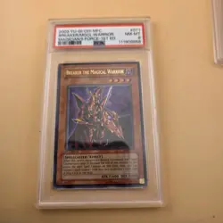 2003 YU-GI-OH! MFC-071 MAGICIAN'S FORCE 1ST ED BREAKER THE MAGICAL WARRIOR PSA 8 - Image 1