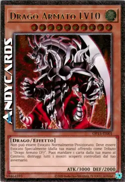 DRAGO ARMATO LV10 • (Armed Dragon Lv10) • Ultimate • OP15 IT001 • Unl • YUGIOH! - Image 1