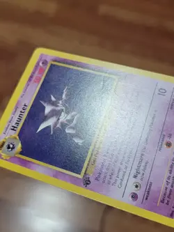 LP! Haunter 1st Edition Pokemon Card Fossil Rare 21/62 - Image 2