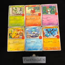 McDonald's Promo Pokemon Card Pikachu Riolu Ralts Quaxley Fuecoco Sprigatito US - Image 1