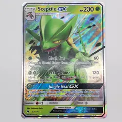 Sceptile GX 22/214 Sm-Lost Thunder Holo Pokemon Card LP - Image 1