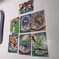 Topps Animated Pokemon Card Lot Vintage Nm- LP. !! ITALIAN !! Blue Label - Image 2