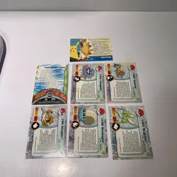 Topps Animated Pokemon Card Lot Vintage Nm- LP. !! ITALIAN !! Blue Label - Image 4