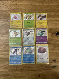 Pokemon Hidden Fates Baby Shiny Collection Lot of 9 Cards LP NM - Image 1