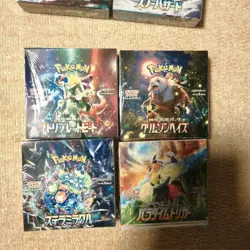 Pokemon Card Box Lot 15 Boxes – Terastal Fest ex, Violet ex, Triplet Beat,... - Image 2