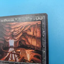 Magic the Gathering Antiquities Gate to Phyrexia Black Rare Card MTG - Image 3