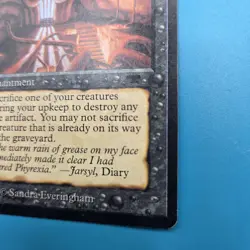 Magic the Gathering Antiquities Gate to Phyrexia Black Rare Card MTG - Image 5