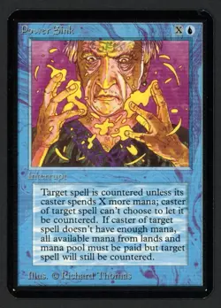 ***Alpha Power Sink (Corner Ding)*** MTG Alpha Magic Kid Icarus - Image 1