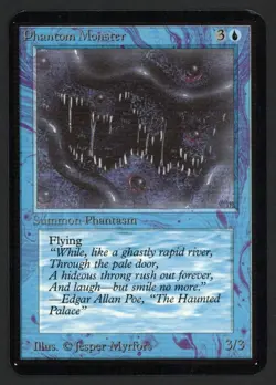 ***Alpha Phantom Monster (Corner Ding)*** MTG Alpha Magic Kid Icarus - Image 1