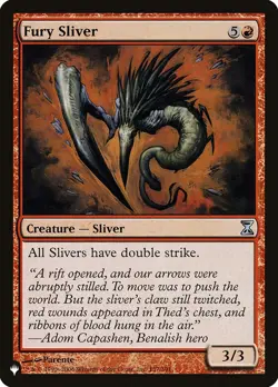 MTG Fury Sliver ** The List ** English (NM) - Image 1