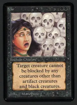 ***Alpha Fear (Corner Ding)*** MTG Alpha Magic Kid Icarus - Image 1