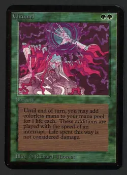 ***Alpha Channel (Corner Ding)*** MTG Alpha Magic Kid Icarus - Image 1