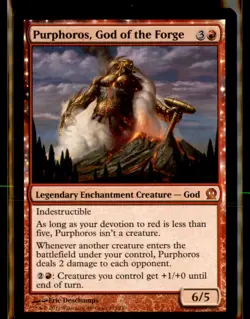 Theros #135 Purphoros, God of the Forge - Image 1