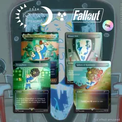 FOIL - NEW - UNOPENED - Secret Lair x Fallout: Vault Boy (Rainbow Foil) - Image 1