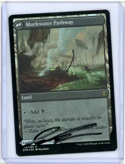 Murkwater Pathway Foil Zendikar Rising Rare Signed Artist Proof MTG - Image 1