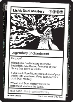 MTG Lich's Duel Mastery ** Mystery Booster 2 ** English (NM) - Image 1