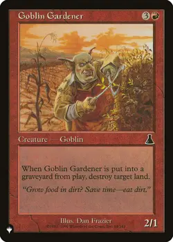 MTG Goblin Gardener ** The List ** English (NM) - Image 1