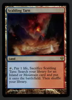 ***FOIL Scalding Tarn*** MTG Zendikar Magic Kid Icarus - Image 1