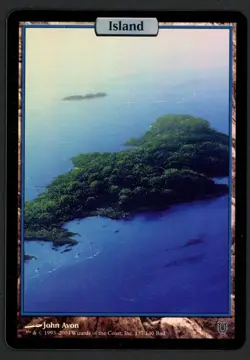 ***FOIL Unhinged Island*** MTG Unhinged Magic Kid Icarus - Image 1