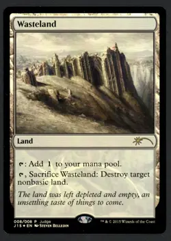 ***FOIL Wasteland Judge Promo*** MTG Promo Magic Kid Icarus - Image 1