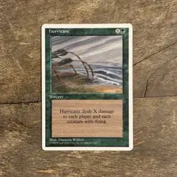 Hurricane LP 4th Edition Core Set 1995 Magic the Gathering MTG TCG - Image 1