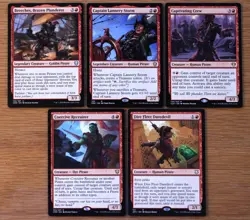 Set of 10 Red Pirate Creatures *NM* Magic the Gathering MTG Ixalan EDH Commander - Image 2