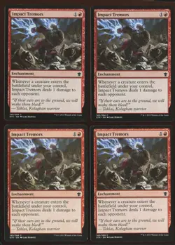 4x Impact Tremors Common Ex/LP Dragons of Tarkir Playset Magic the Gathering MTG - Image 3
