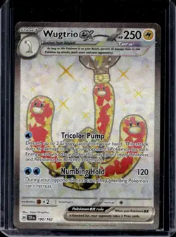 2024 Pokemon Temporal Forces Wugtrio ex #190/162 - Image 1