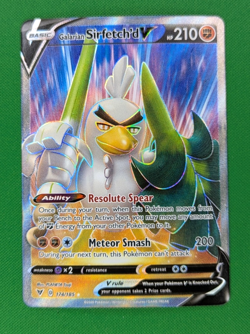 POKEMON TCG - Galarian Sirfetch'd V - Vivid Voltage - 174/185 - Full Art - LP - Image 1